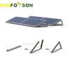 Kit de soporte trípode para instalación de panel solar aleación de aluminio soporte fotovoltaico soporte para techo plano suministro directo de fábrica