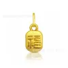 Pingente de Ouro Puro 999 Shuibei Gold Corrente de Clavícula de Ouro Duro 3D Conjunto de Presente para Promoção da Indústria da Beleza Item Quente de Transmissão ao Vivo