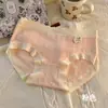 7A calzón antibacterial de corte bajo nuevo cintura dulce sin costuras amigable con la piel cómodo transpirable nuevo algodón estudiante niña briefs