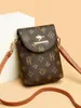 Bolsa para Teléfono Móvil de Mujer 2023 Verano Nuevo Diseño Bolso de Hombro Único Cruzado Bolso Pequeño Mini Simple y Versátil Billetera de Monedas Moderno