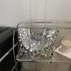 Bolsa Popular com Franjas e Lantejoulas para Mulheres 2025 Outono Nova Bolsa Tote de Grande Capacidade Bolsa de Ombro Simples e Versátil