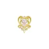 Accesorios para Uñas de Celebridad de Internet Circonia Estilo Japonés Súper Brillantes Sailor Moon Corazón Varita Mágica Decoraciones para Uñas DIY Venta al por Mayor