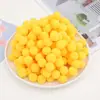 Pompones de 1 cm en stock, 54 colores, Pompones de hilo de poliéster de alta elasticidad, Pompones de color sólido y color degradado, Accesorios para manualidades