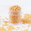 Cuentas de arroz de vidrio perforado de 2 mm de alta calidad, cuentas sueltas, material hecho a mano, accesorios para collar de cuentas