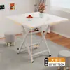 Mesa plegable, mesa de comedor cuadrada, mesa pequeña para uso doméstico, alquiler de apartamentos pequeños, mesa de comedor sencilla, mesa cuadrada