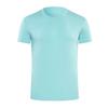 Camiseta Lisa de Algodón Pima de 190g con Amoníaco Líquido, Cuello Redondo, Manga Corta, Ropa de Trabajo Personalizada, Camiseta Cultural, Uniforme de Equipo, Logotipo Personalizado