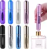 Botella de Perfume Mini Recargable de 5 ml Botella Cosmética Portátil Botella con Atomizador Contenedor de Spray Atomizador Botellas Recargables de Viaje
