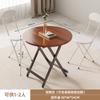 Mesa y Sillas Plegables, Mesa de Comedor Sencilla para Viviendas de Alquiler, Portátil para Uso Doméstico, Mesa de Comedor para Balcón Exterior, Mesa Cuadrada para Apartamentos Pequeños