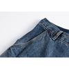 Diseño Genérico Sastrería Estéreo Lavado Retro Jeans de Trabajo para Hombre Pantalones Rectos Holgados K95326