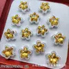 Estrella de Cinco Puntas de Circonio Estrella de Mar Multicolor Ocho Agujeros Flor de Cinco Pétalos Cuentas Espaciadoras Pulsera de Cristal con Cuentas DIY Accesorios para Pulseras y Collares