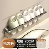 Estante para Zapatillas de Baño Sin Taladro Colgador Trasero de Puerta Estante de Almacenamiento para Baño Montado en Pared Almacenamiento de Zapatillas Estante de Drenaje