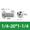 Tornillo Hueco de Cabeza Redonda Hexagonal para Escape de Acero Inoxidable 304, Estándar Británico y Americano, con Rosca de Tornillo Perforada al Vacío