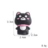 Mini Cubierta de Bolígrafo Gato Oso Lindo Dibujo Animado Animal Lápiz Gel Suave Silicona Tapa de Bolígrafo Accesorios Extensor