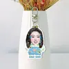 Llavero Acrílico Doble Cara con Fondo Blanco Puro para Decoración de Mochila, Similar a Artículos Tendencia de Tiktok