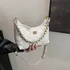 Bolso de Mujer a la Moda, Nuevo Bolso de Hombro con Cadena Estilo Francés, Bolso de Axila Exquisito, Bolso de Mano y Bolso Cruzado de Gama Alta