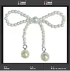 Accesorios de Joyería de Lazo de Perla DIY Pasador de Pelo de Perlas Hecho a Mano Pendientes Materiales Decorativos Venta al por Mayor Zapatos Tocados