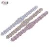 Youlapan S161B Suministro de Comercio Exterior Vestido de Novia Accesorios de Diamantes Cinturón de Diamantes Completo DIY Pegamento Termofusible Parche Dorado
