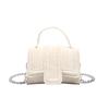 Bolsa de Mão de Primavera Estilo Coreano para Mulheres, Bolsa de Nicho de Luxo, Novo Modelo 2026 Bolsa Quadrada Mini, Bolsa Transversal Fashion