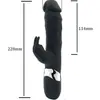 Brinquedos Sexuais Femininos, Produtos Adultos, Pênis Falso, Dildo Artificial Elétrico, Vibrador Coelho Av com Duplo Ponto G