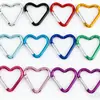 Amor Viaje Montañismo Hebilla Corazón Colgante de Bolso Hebilla Corazón Gancho en Forma de Corazón Aleación de Aluminio Hebilla Colgante para Mochila Llave Hebilla de Colgado Rápido