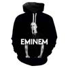 Sudadera con capucha estampada de Eminem, rapero de hip-hop europeo y americano de gran venta transfronteriza, moda casual deportiva para hombre y mujer