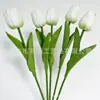 Flores Artificiales de Tulipa de PU con Tacto Realista, Ramo Hidratante Flores Decorativas, Flores Falsas para Decoración del Hogar, Adornos para Sala de Estar, Fabricante Transfronterizo