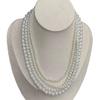 Collar de perlas Shijia redondo de estilo similar, cuentas para bebé, 10 mm, cadena de clavícula de perlas de 4 m