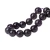 Cuentas Sueltas de Cristal Morado Uva Natural con Agujero para Accesorios Hechos a Mano DIY para Pulseras, Collares de Cuentas y Accesorios de Cuentas Redondas