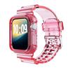 Adecuado para Correa de Apple Watch Series 12, Correa de Apple Glacier para Reloj 46 mm Correa de Reloj Transparente Anticaídas de Una Pieza