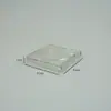Suministrado Directamente del Fabricante, Caja de Sombras de Ojos de Color Único con Tapa Transparente en Forma de Corazón, Paleta de Rubor de una Sola Ranura, Caja Vacía, Material de Empaque para Maquillaje