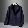 Chaqueta exterior de otoño e invierno, chaqueta polar exterior, suéter polar de primavera y otoño para mujer, chaqueta cárdigan de lana de cordero para hombre