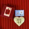 Corazón de Perlas de Agua Moneda de Oro 999 520 Día de San Valentín Te Amo Moneda Grande Regalo Regalo Dedicado de Amor