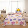 Juego de Sábanas de Tres Piezas Estilo Girly de Satén y Tela Gruesa Cardada con Encaje Juego de Ropa de Cama Clásico Nuevo Primavera y Verano 2026