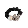 Lujo Ligero 2025 Nuevo Anillo para el Cabello de Cisne con Perlas y Pedrería Alta Elasticidad Para Todo Tipo de Peinado Elegante Exquisito Cuerda para el Cabello Bola Accesorios para el Cabello