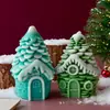 Casa de Pinha Personalizada Velas Perfumadas de Cera de Soja para Árvore de Natal Artesanato Semi-Manual Decoração de Feriado Transfronteiriça Pode Adicionar Logotipo