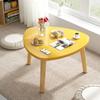 Mesa de centro pequeña con ventana salediza para balcón, mesa de té tatami sencilla, mesa baja pequeña para dormitorio, mesa cuadrada pequeña de madera maciza