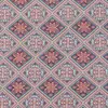 [Personalizado] Tecido Jacquard Tingido em Fio Poliéster-Algodão com Padrão de Estrela em Forma de Diamante para Bolsas Tote Vintage, Jaquetas, Coletes e Roupas