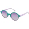 Gafas Redondas Populares de Niños de Douyin Selección de Influencers Gafas de Sol de Colores Macarrón de Moda para Salidas de Primavera