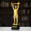 Trofeo de Fútbol Competencia Escolar Premio Bota de Oro Delantero MVP Premio Balón de Oro Resina Creativo Conmemorativo Cristal de Agua Directo