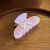 Pinza para el Cabello Súper Hada de Color Caramelo, Pinza de Garra con Moño Lindo y Dulce Estilo Niña, Pasador de Acetato de Imitación, Accesorio Versátil para el Cabello
