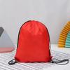 Spot cor sólida moda armazenamento duplo ombro cordão mochila saco em branco cordão tecido de poliéster saco pode ser impresso LOGOTIPO