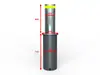 Columna elevadora semiautomática totalmente automática tope de coche acero inoxidable control remoto columna de inducción radar anticolisión eléctrico venta directa de fábrica