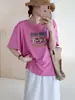 Camiseta de Algodón Copo de Nieve de Verano con Cuello Redondo, Corte Ajustado, Mangas Cortas Versátiles, Suministro Directo del Fabricante, Disponible para Dropshipping