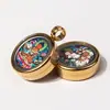 Tíbet Portátil Pequeño Thangka Ocho Santos Protectores Doce Zodiacales Thangka Manjushri Thangka Estilo Tíbet Cuerda de Mano Accesorios Joyería