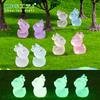 Musgo Micro Paisaje Dibujos Animados Creativo Luminoso Cervatillo DIY Decoraciones Accesorios Jardinería Escritorio Adornos para Coche