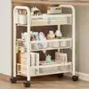 Carro Especial para Salón de Belleza Carro Móvil Estante de Almacenamiento para Peluquería y Cirugía Plástica Herramientas de Belleza Médica Estante de Almacenamiento Multifuncional