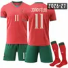 2627 Uniforme de Fútbol Copa del Mundo No. 7 No. 10 B Camiseta de Asiento 21 Rota Conmemorativa Nueva Camiseta Local de Portugal