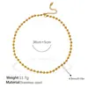 Pulsera Collar de Bolas Redondas Doradas de Lujo Ligero Europeo y Americano de Nicho, Chapado en Oro de 18 Quilates Resistente al Desgaste, Conjunto de Estilo de Capas de Alta Gama para Mujer