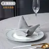 Servilletas para Mesa de Hotel, Servilletas de Restaurante, Servilletas de Algodón y Lino para Banquetes, Servilletas Estilo Occidental