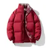 Chaqueta acolchada de algodón para pareja, abrigo cálido engrosado de otoño e invierno para hombre, estilo nuevo para estudiantes y parejas, abrigo de algodón moderno estilo japonés para hombres y mujeres